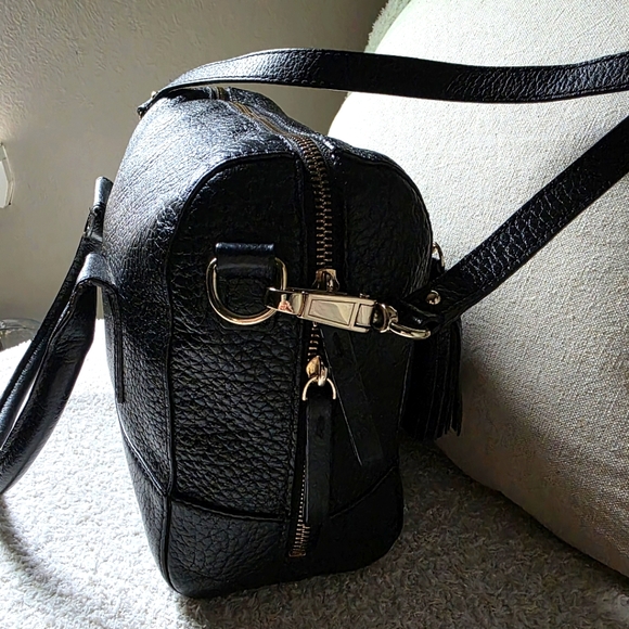 Kate Spade Black Satchel Pebbled Leather - Picture 8 of 12